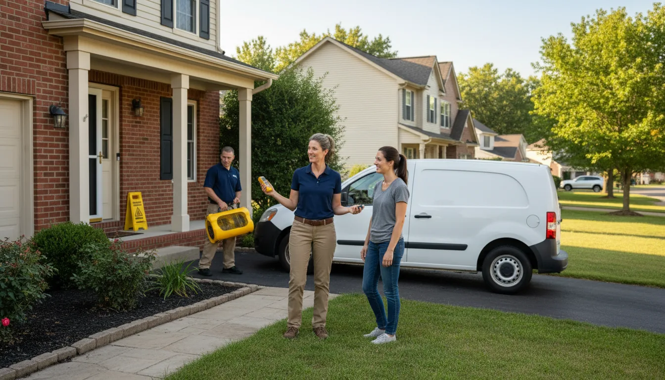 Water restoration image for Dehumidification And Cleanup Services in Greeley, IA